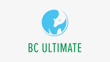 BC Ultimate Logo Words that read "BC Ultimate" with a blue circle logo